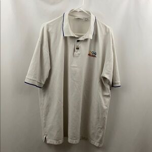 Vintage Mickey Mouse 2000 White Size XL Polo Shirt